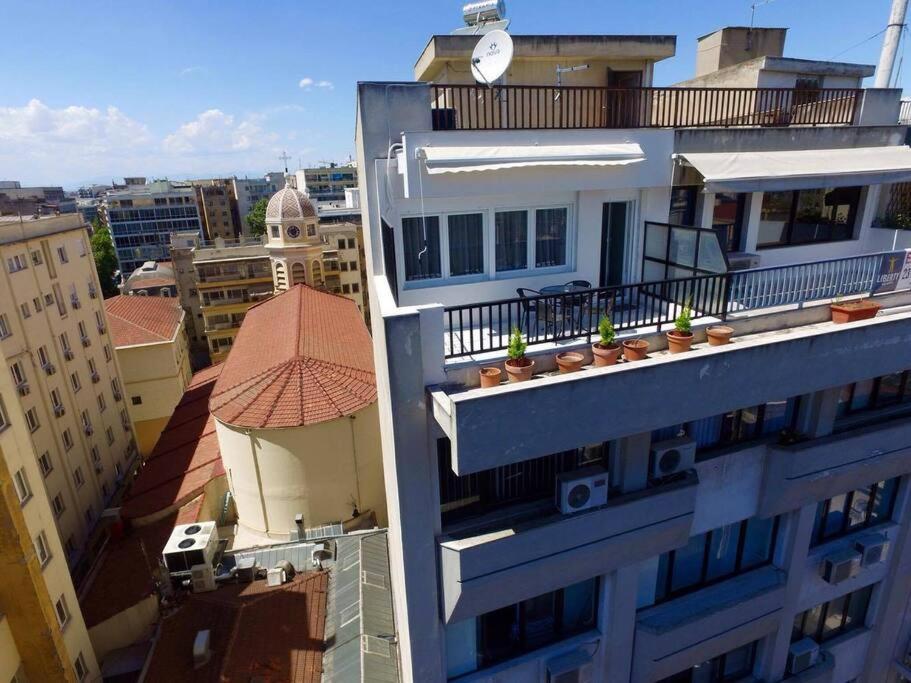 Penthouse Suite In The City Center Thessaloníki Exteriör bild